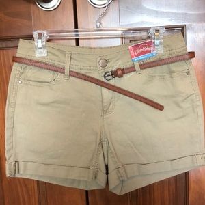 Faded Glory Khaki Jean Shorts